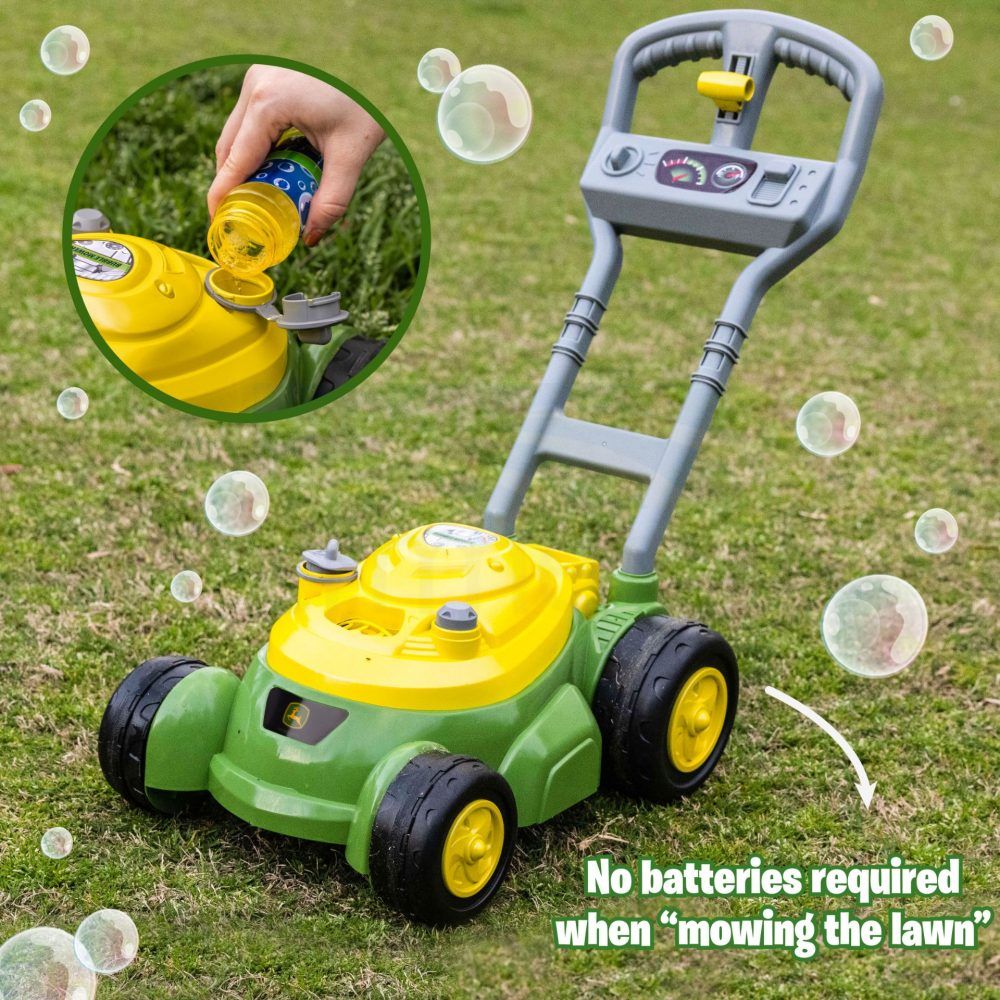 John Deere Bubble N Go Mower Combo no batteries required