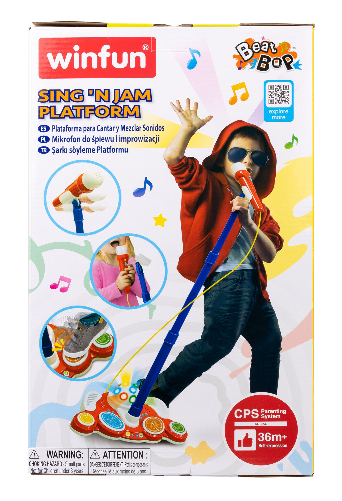 Winfun Beat Bop Sing N Jam Platform Req 4 AA Batteries