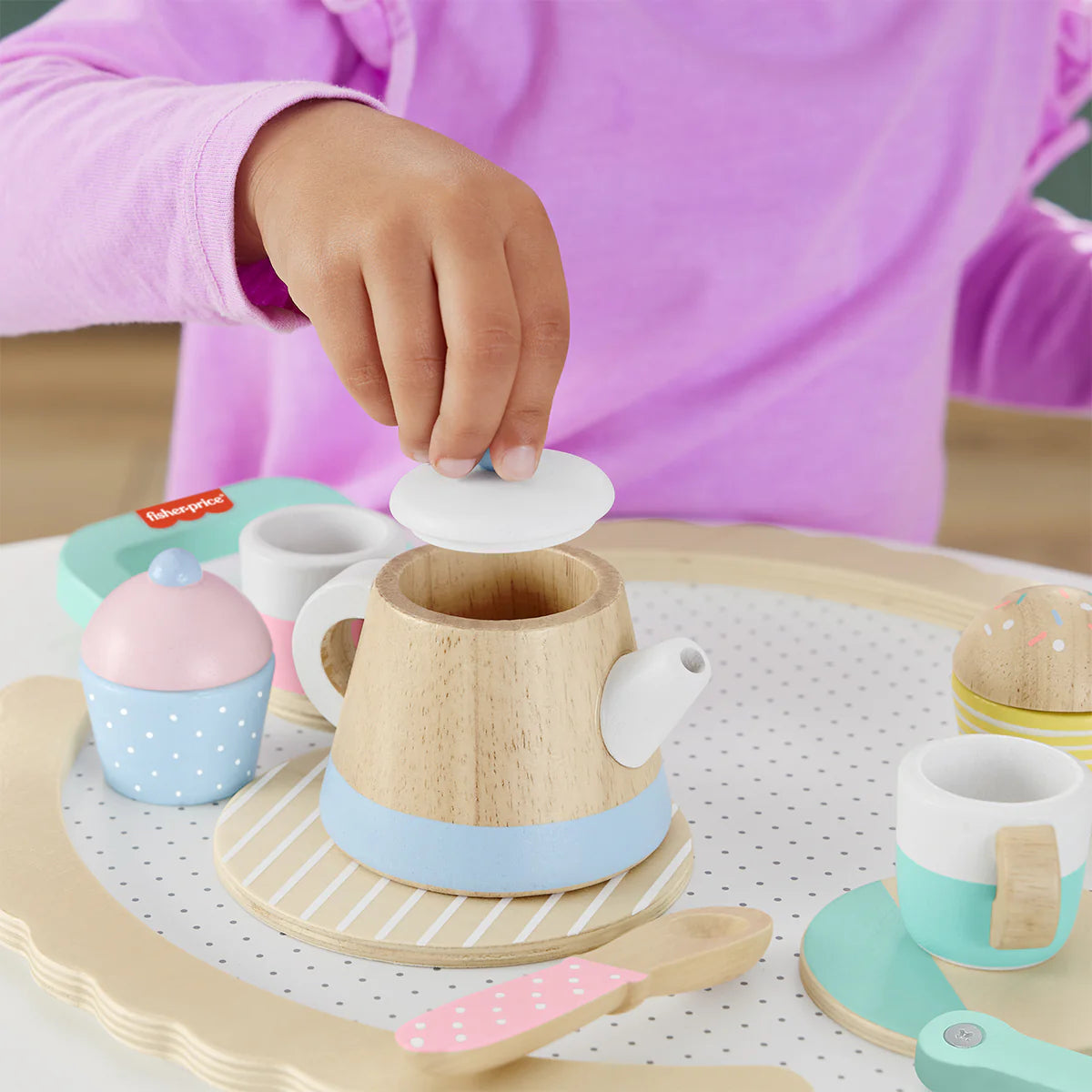 Fisher Price Wooden Tea Set