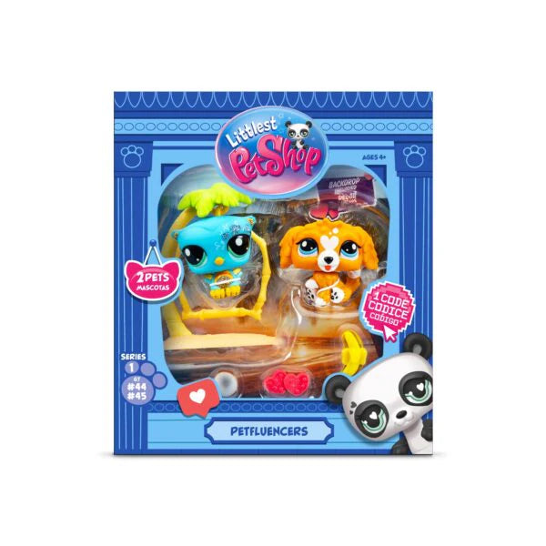 Littlest Pet Shop S1 Petfluencer Pairs #44 and #45