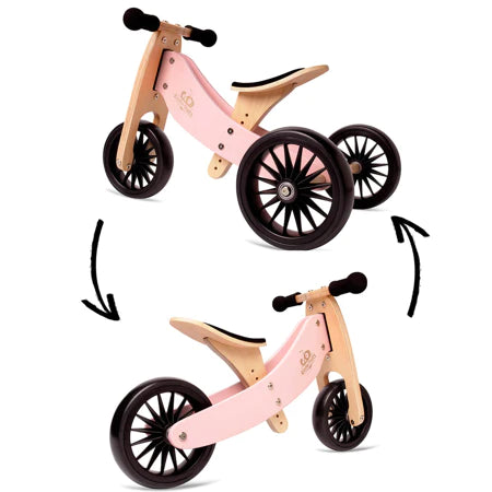 Balance Bike/Trike Kinderfeets Tiny Tot Plus Rose