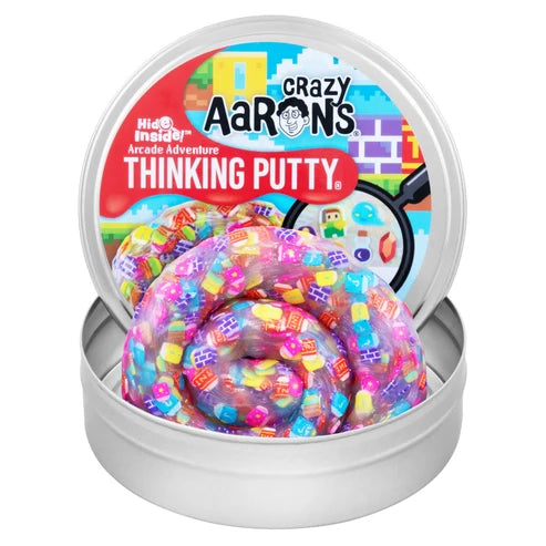 Crazy Aarons Putty Arcade Adventures Hide Inside 90g Tin