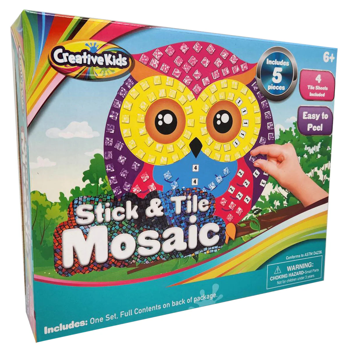 Creative Kids Stick & Tile Mosaic