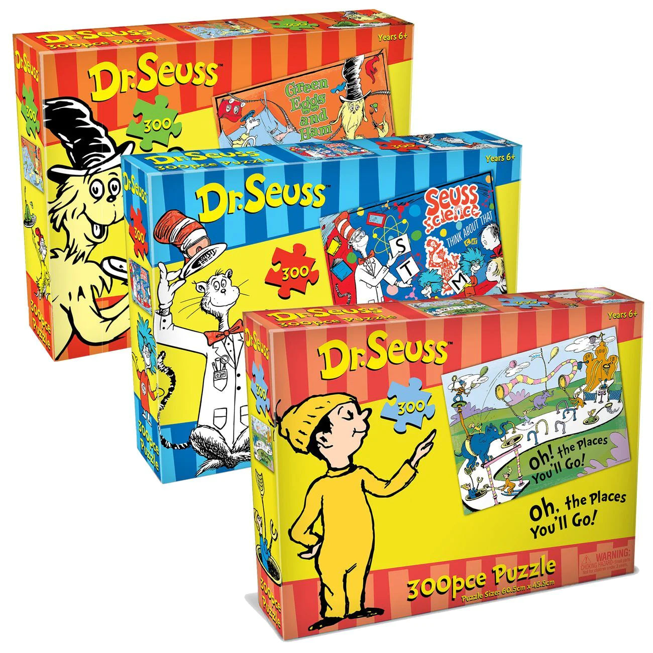 Dr Seuss 300pce Puzzle asst