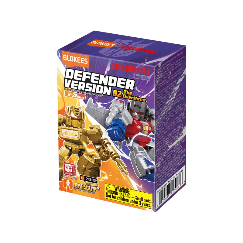 Transformers Blokees Figures Blind Box DV02 The Overthrow