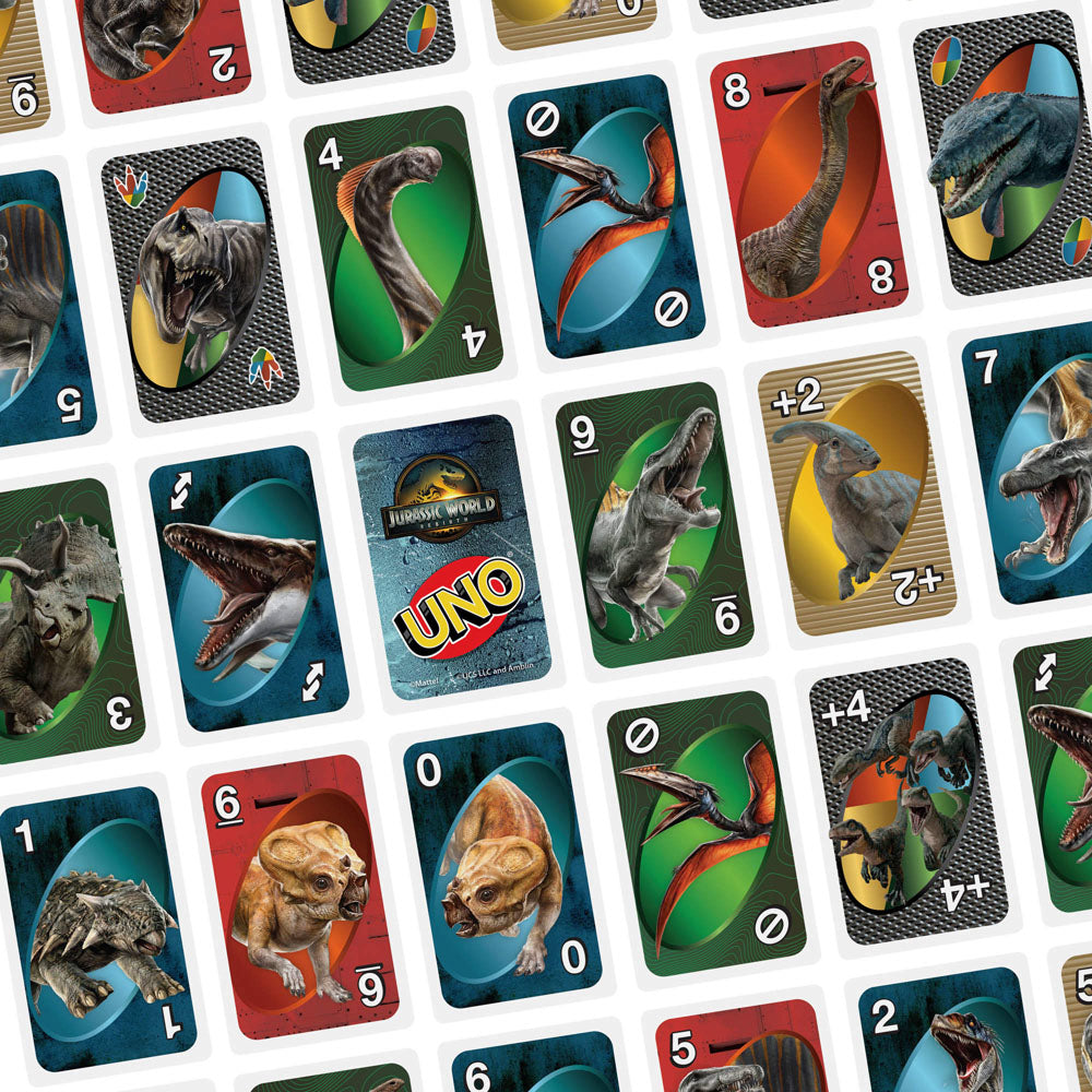 Uno Jurassic World Rebirth Card Game
