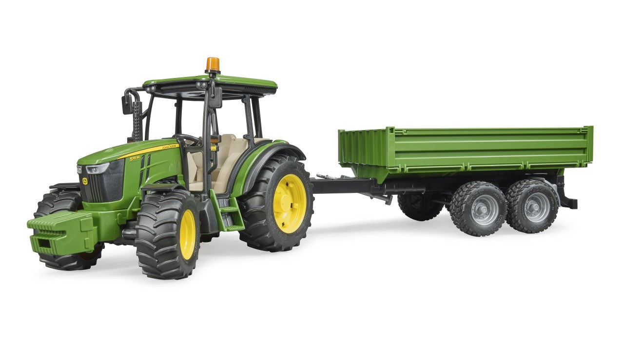 Bruder 02108 1:16 John Deere 5115 M Tractor & Tipping Trailer