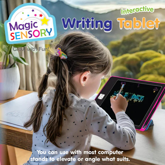 Magic Sensory LCD Interactive Writing Tablet USB Re-chargeable Draw &amp; Doodle Pink