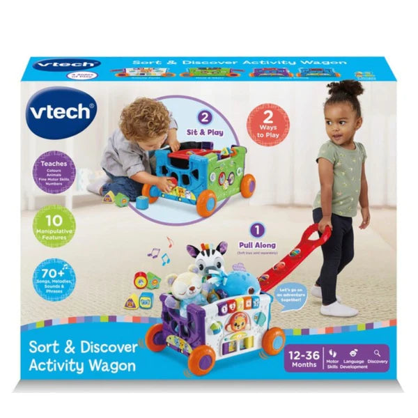 Vtech Sort &amp; Discover Pull &amp; Learn Activity Wagon