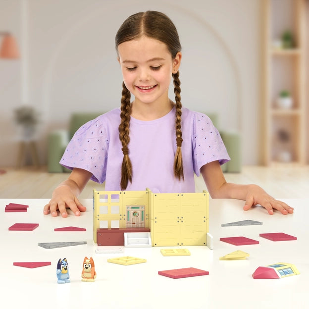 Tile Town Bluey Heeler Family Home Tile Set 45+ Magnetic Tiles