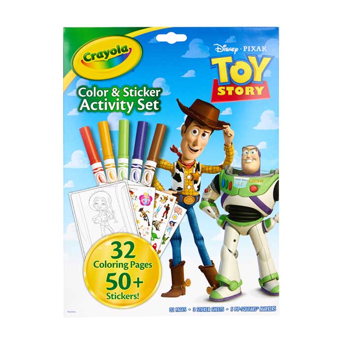 Crayola Color & Sticker Activity Set TOY STORY - Warrnambool Toys and Baby
