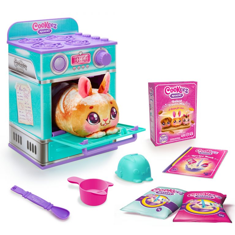Cookeez Makery Oven Play Set Baked Treatz Bread batteries included