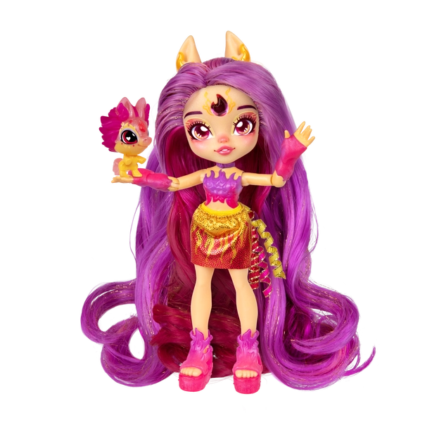Magic Mixies Pixlings Doll S2 Galaxy Hair Pippa The Firehorse