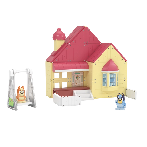 Tile Town Bluey Heeler Family Home Tile Set 45+ Magnetic Tiles