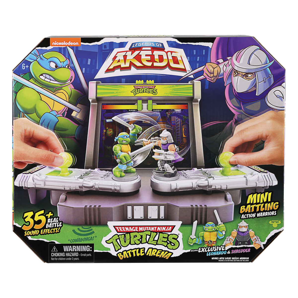 Akedo TMNT S1 Battle Arena req 3 x AA batteries