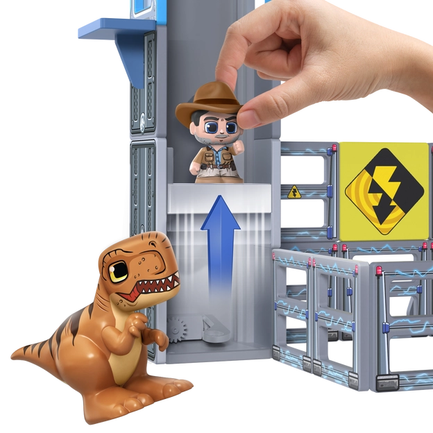 Tile Town Jurassic World Gate Escape Tile Set 65+ Magnetic Tiles