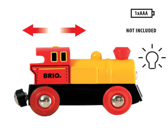 BRIO 33319 Battery Operated Action Train req 1 x AAA batteries