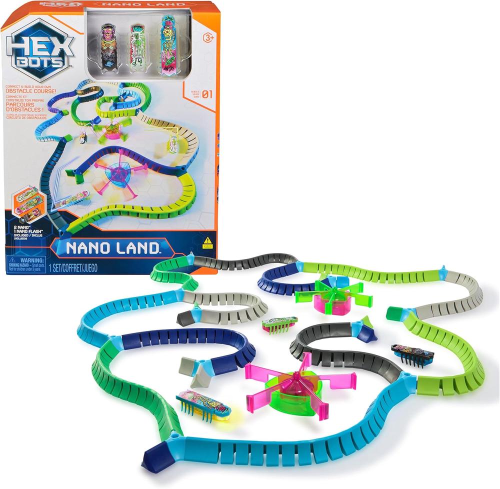 Hex Bots Flash Nano Land Small Playset