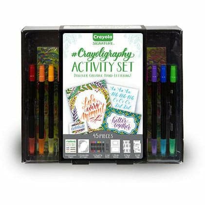 Crayola Signature Crayoligraphy Hand Lettering Activity Set