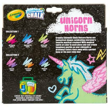 Crayola Unicorn Horns 3pk Chalk