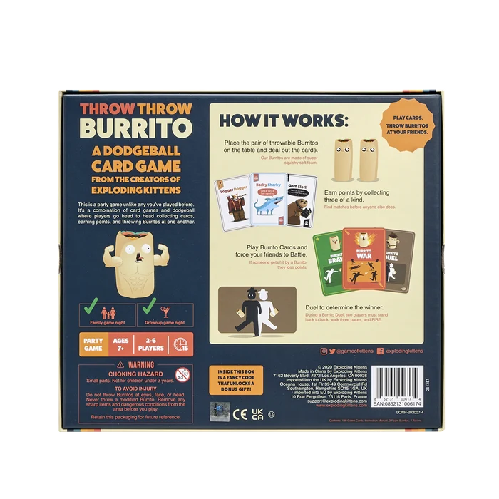 Throw Throw Burrito Card Game