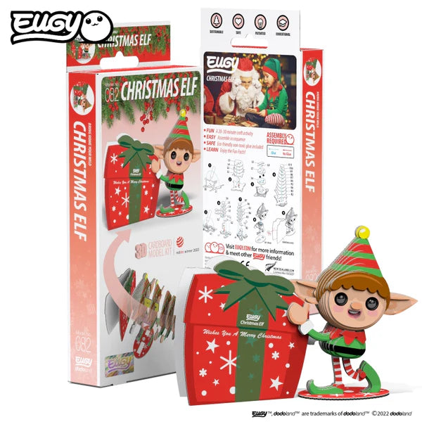 Eugy Cardboard Model Kit Christmas Elf