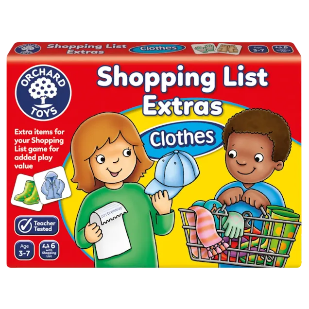 Orchard Toys Shopping List Booster Pack Clothes
