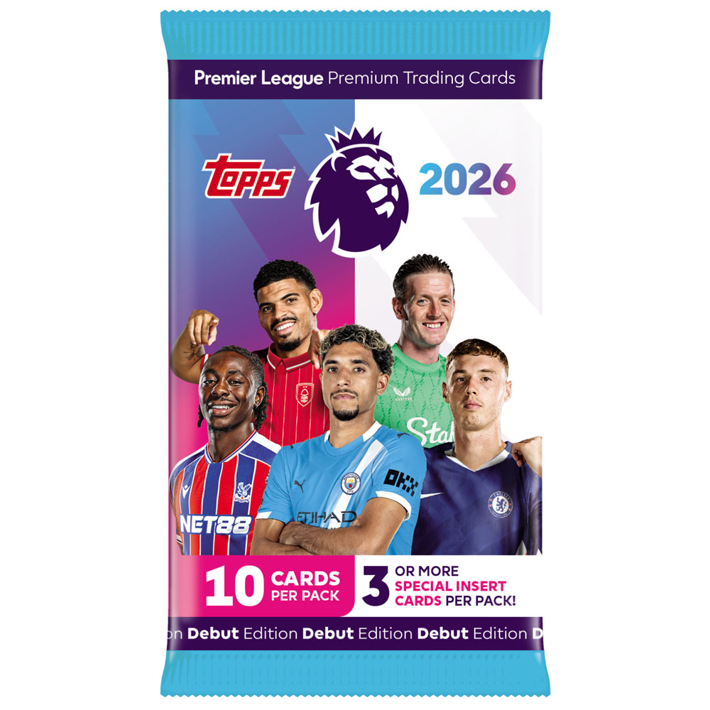 Topps 2026 Premier League Trading Cards 10pk