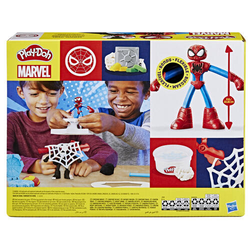 Play Doh Marvel Spiderman Launch & Slice Battle Playset