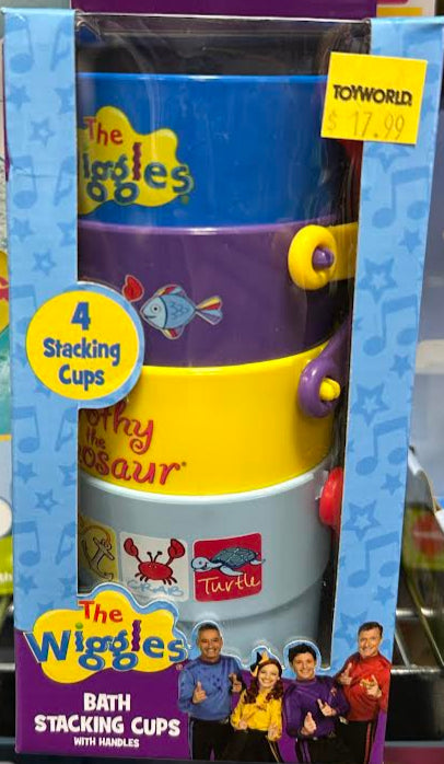 Stacking Bath Cups 4pk - Wiggles