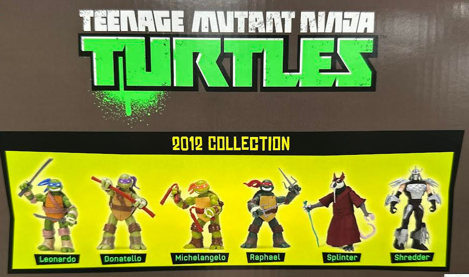 TMNT 6pack Set 2012 Figures