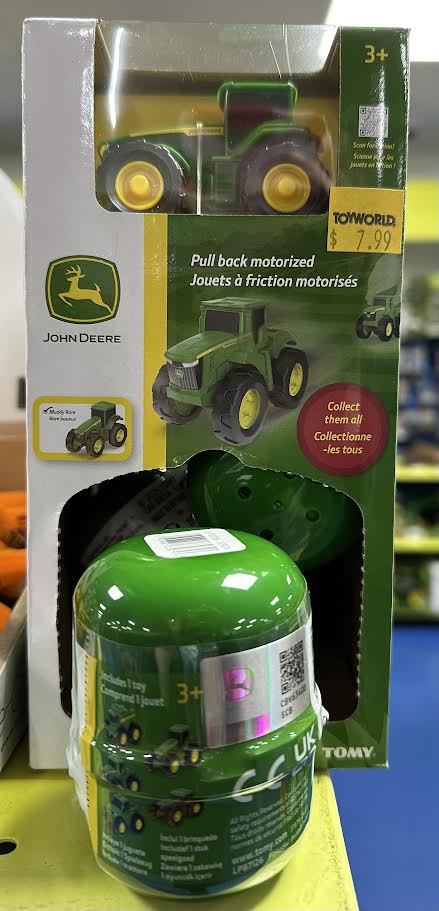 John Deere Pullback Vehicle Blind Capsule Assorted