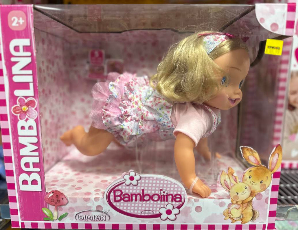 Bambolina Dolls 40cm Crawling Doll