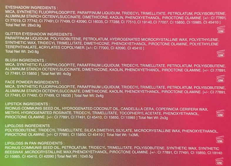 MYA Cosmetics Makeup Super Cube