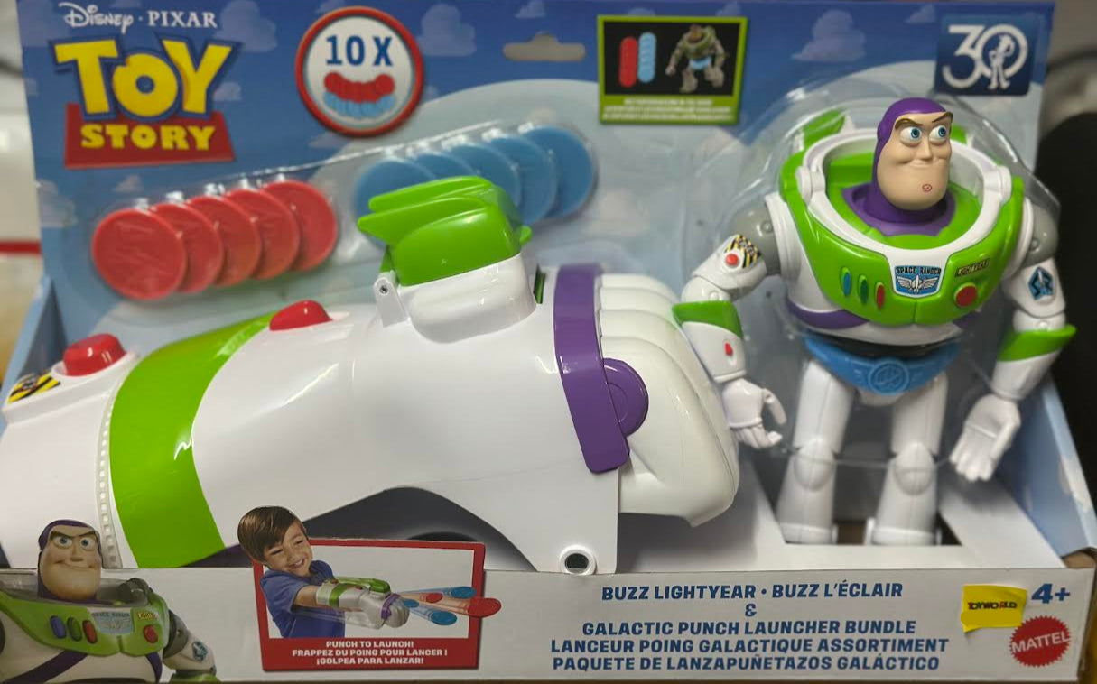 Disney Toy Story Buzz Lightyear & Galactic Punch Launcher Bundle