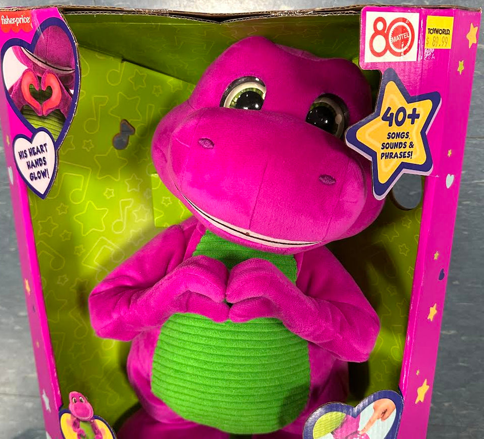 Barney&#39;s World Dance Moves &amp; Music Barney Deluxe Plush