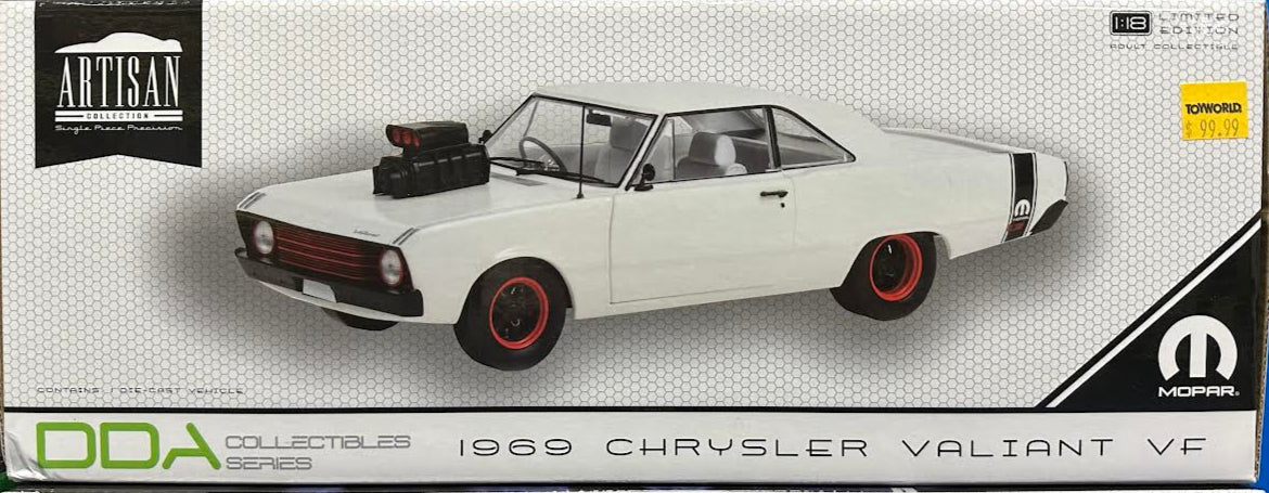 1/18 1969 Chrysler Valiant VF White Mopar Decals
