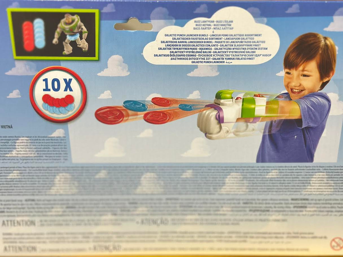Disney Toy Story Buzz Lightyear &amp; Galactic Punch Launcher Bundle