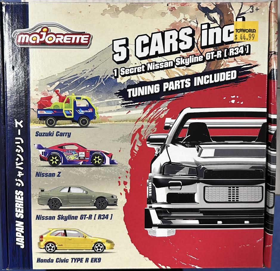 Majorette Japan Series 5pack with Tuning Parts