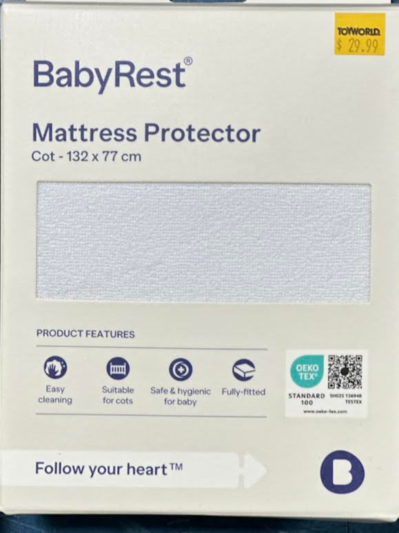 Babyrest Waterproof Cot Mattress Protector 1320X770