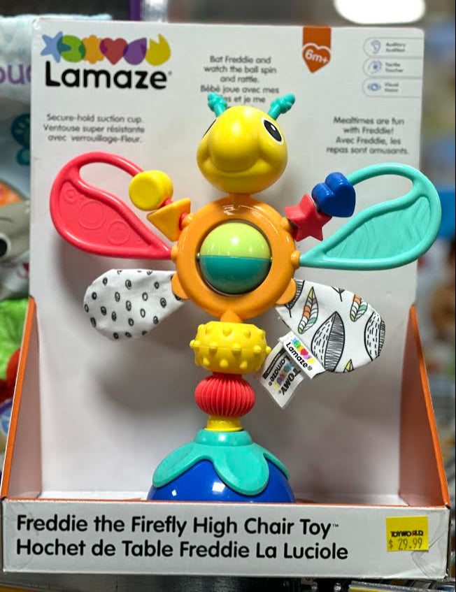 Lamaze Freddie The Firefly High Chair Toy Warrnambool Toys and Baby
