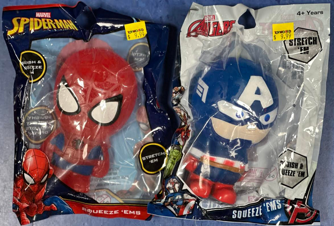 Licenced Marvel Squeezems Assorted