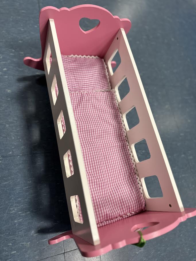 Sally Fay Wooden Dolls Cradle