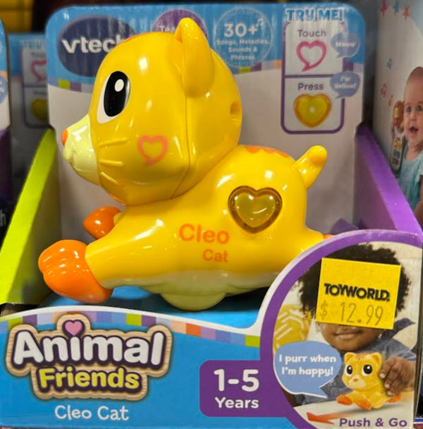 Vtech Animal Assorted Vtech Animal Friends - Cleo Cat - Warrnambool Toys and Baby