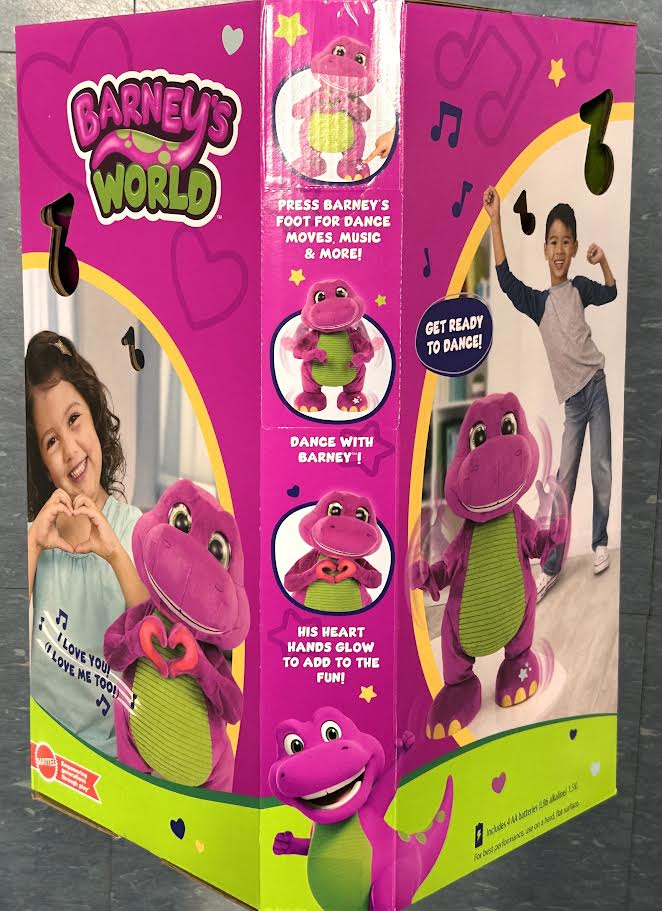Barney&#39;s World Dance Moves &amp; Music Barney Deluxe Plush