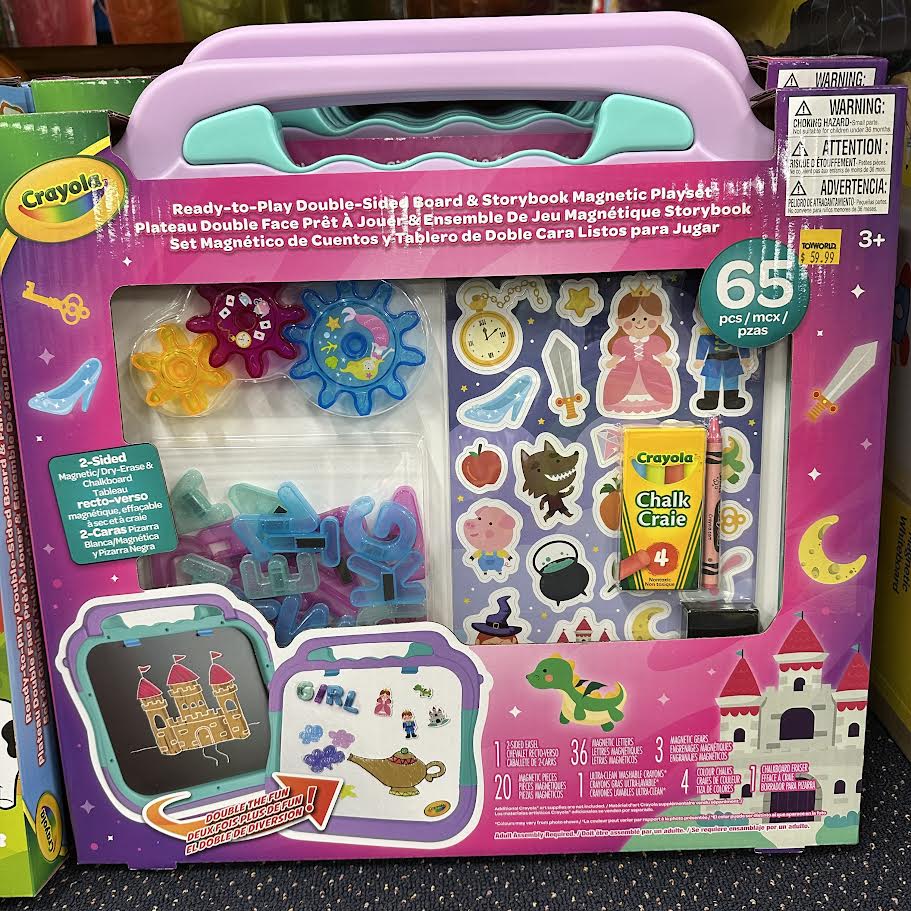 Crayola Double Sided Board & Storybook Magnetic Playset