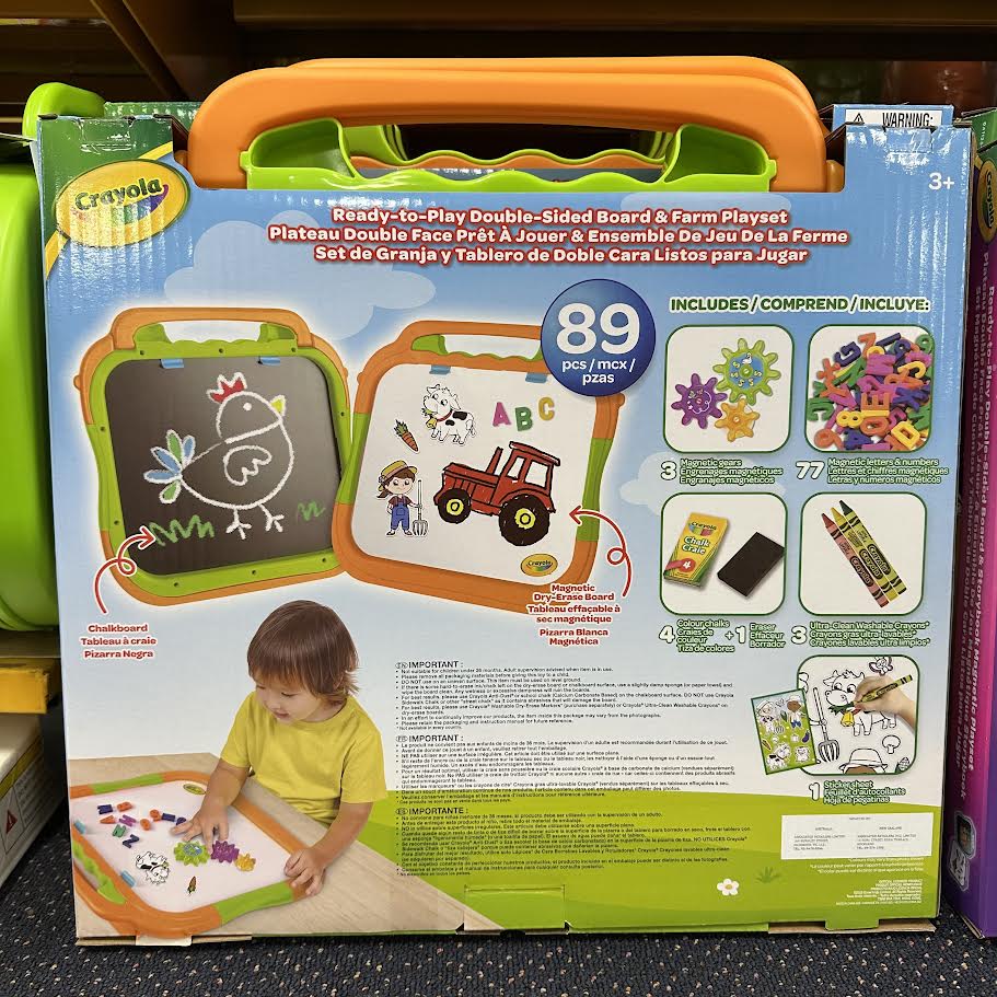 Crayola Double Sided Board &amp; Storybook Magnetic Farm Playset