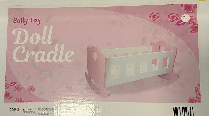 Sally Fay Wooden Dolls Cradle