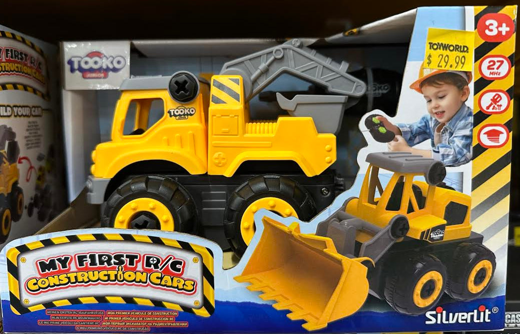 TOOKO My First R/C Construction Cars - Loader req 2 x AA batteries