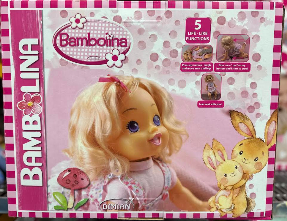Bambolina Dolls 40cm Crawling Doll